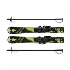 Lucky Bums Beginner Skis + Poles Toddler