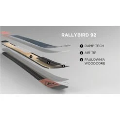 Rossignol Rallybird 92 Skis Womens -Sport Ski Gear 1041016 000 6