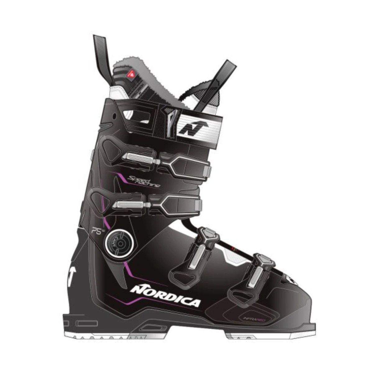 Nordica SpeedMachine 75 Ski Boot Womens 3 Nordica SpeedMachine 75 Ski Boot Womens
